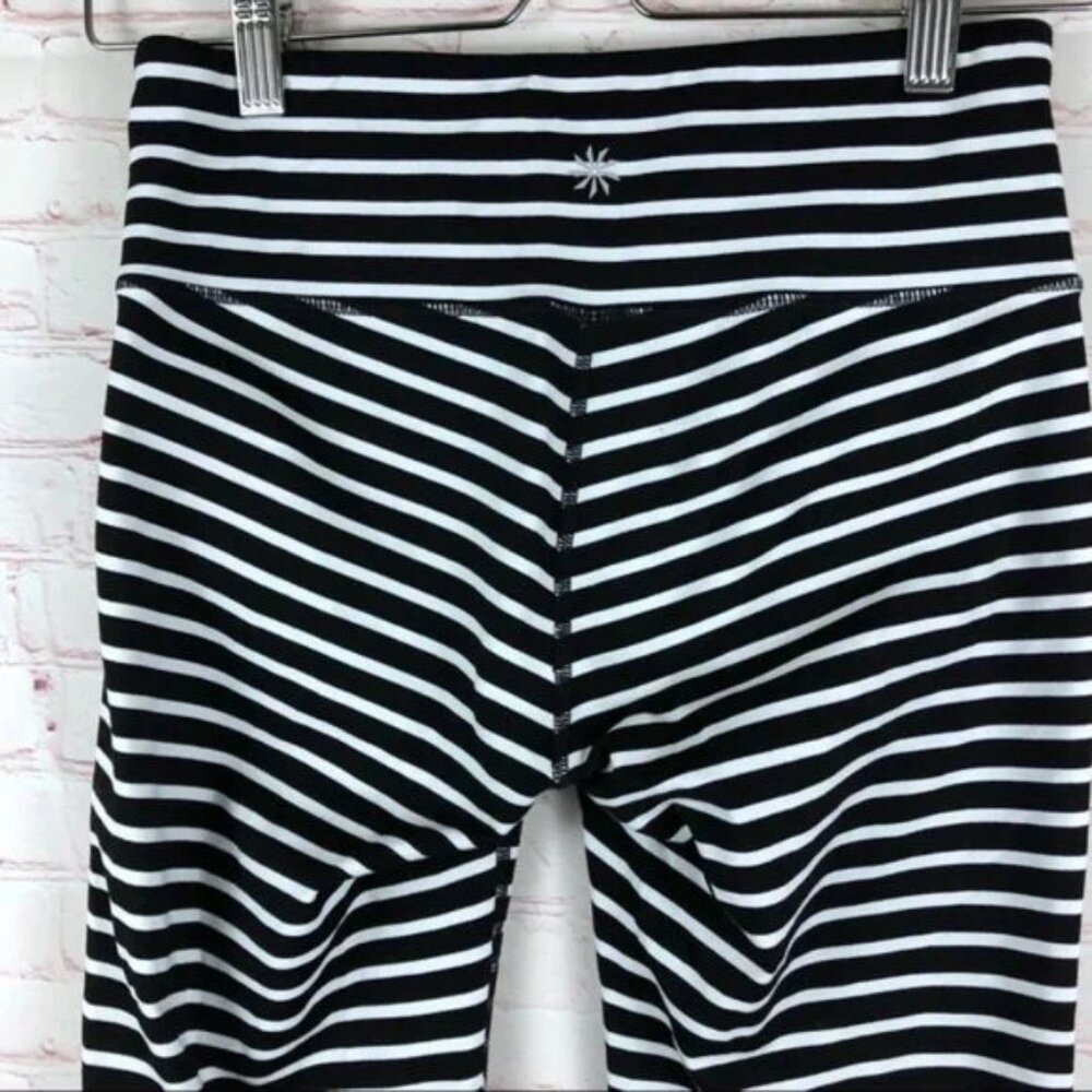 Athleta Stripes Chaturanga Capri Leggings I Small - Picture 3 of 5